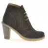 Damenstiefeletten 3230 Kaffee Velours