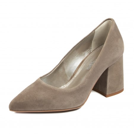 Elegante Damenschuhe 1315 Sand Velours