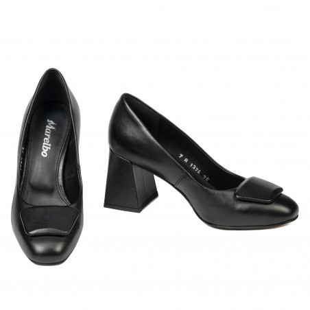 Damen elegante Schuhe 1324 schwarz