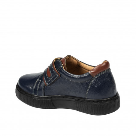 Kinderschuhe 2004-1 indigo+braun