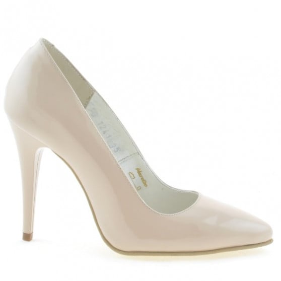 Elegante Damenschuhe 1241 beige Perlmutt Lack Elegante Damenschuhe 1241 beige Perlmutt Lack