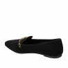 Damen-Ballerinas 1327 schwarz Velours