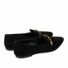 Damen-Ballerinas 1327 schwarz Velours