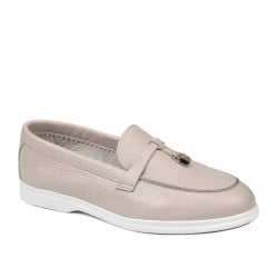 Damen Mokassins 6082 Porzellanweiß