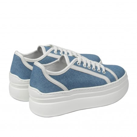 Damen-Sportschuhe 6089 jeansblau kombiniert