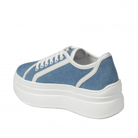 Damen-Sportschuhe 6089 jeansblau kombiniert