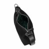Handtasche Damen 037g 01 schwarzes Wildleder