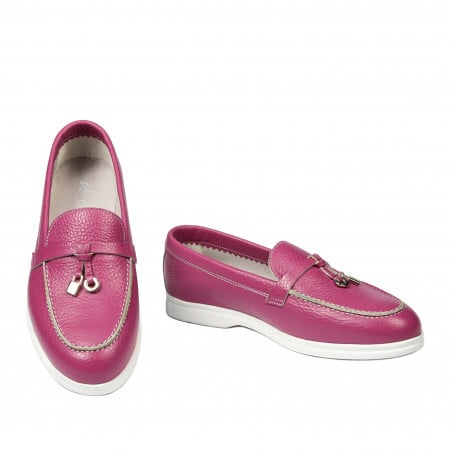 Damen Mokassins 6082 biz fuchsia