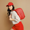 Handtasche Damen 038g Rot Kaviar lifestyle
