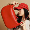 Handtasche Damen 038g Rot Kaviar lifestyle