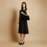 Damen elegante Schuhe 1315 schwarz Velour lifestyle