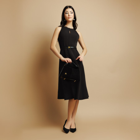 Damen elegante Schuhe 1315 schwarz Velour lifestyle