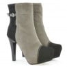 Damenstiefel 1148 Schwarz Antilope+Cappuccino