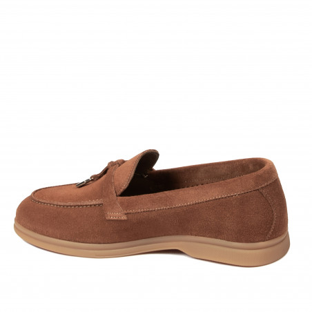 Damen Mokassins 6082 Kamel Velours