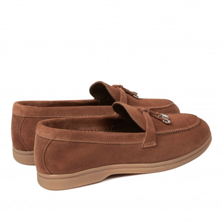 Damen Mokassins 6082 Kamel Velours