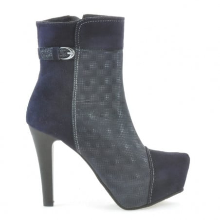 Damenstiefeletten 1148 Indigo Antilope kombiniert