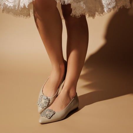 Damen Ballerinas 1301 Greige lifestyle