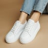 Damen-Sportschuhe 6083 weiß lifestyle
