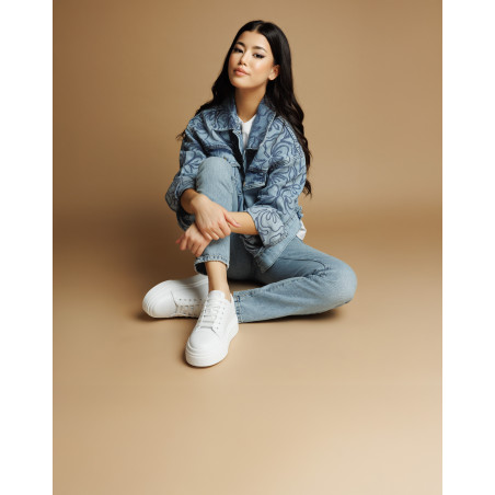 Damen-Sportschuhe 6083 weiß lifestyle