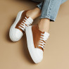 Damen Sneakers 6083 braun kombiniert lifestyle