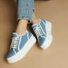 Damen-Sportschuhe 6089 jeansblau kombiniert lifestyle