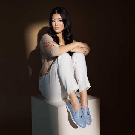 Damen Mokassins 6082 Biz Azurblau lifestyle