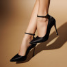 Elegante Damenschuhe 1311 schwarzer Satin lifestyle