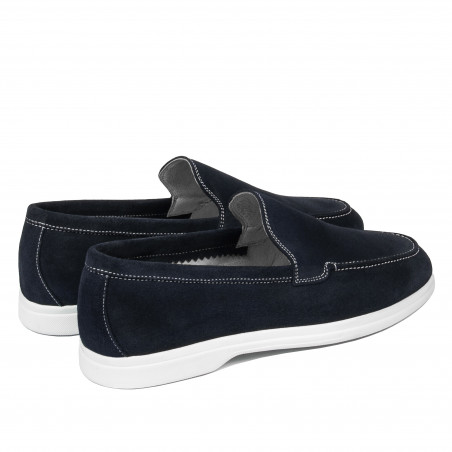 Herren Mokassins 980 indigo Velour