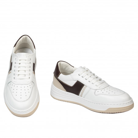 Damen Sportschuhe 6088 weiß+beige