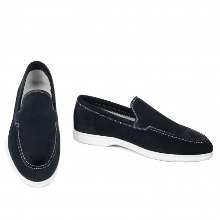 Herren Mokassins 980 indigo Velour