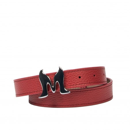 Damen Gürtel 41-1mc biz rot