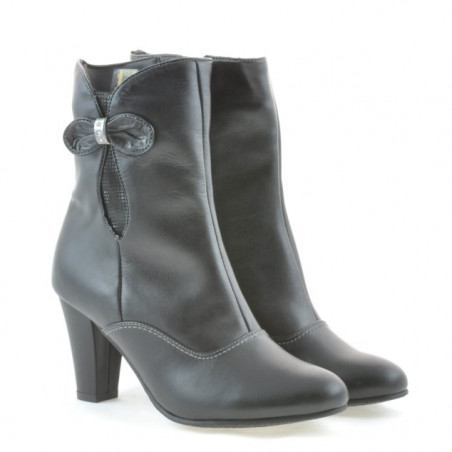 Damenstiefeletten 1136 schwarz