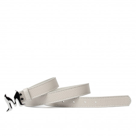 Damen Gürtel 41-1mc Biz Perlmutt Beige