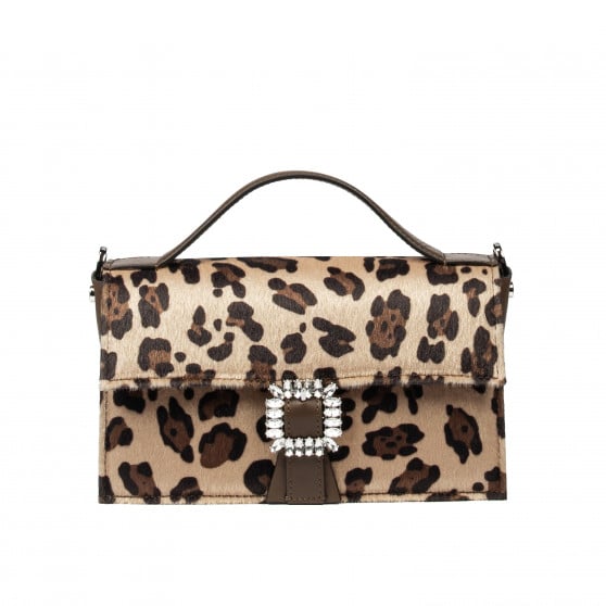 Damentasche Handtasche 039g 01 Cavallino Leopard