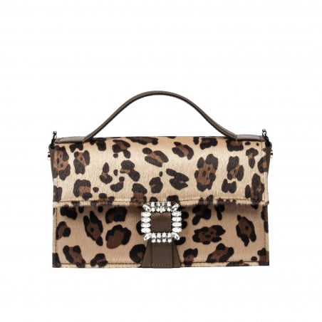 Damentasche Handtasche 039g 01 Cavallino Leopard