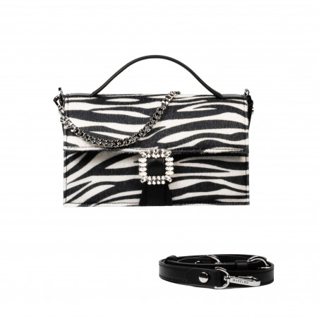 Damengeldbörse 039g 01 Cavallino Zebra