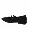 Damen-Ballerinas 1340 schwarz Velours