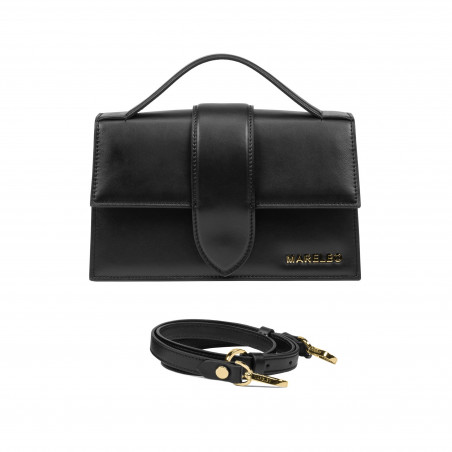 Damenschultertasche 028g schwarz