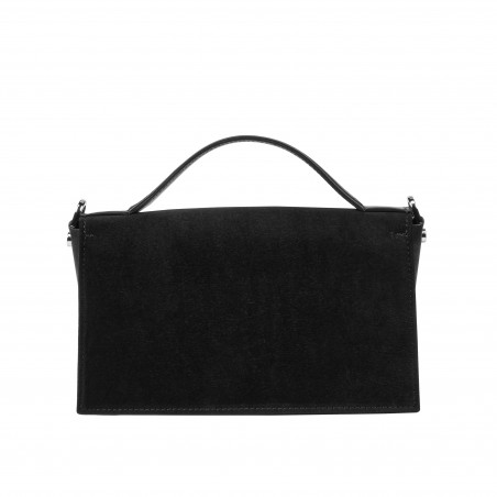 Damentasche Hand 039g 01 schwarz Velours