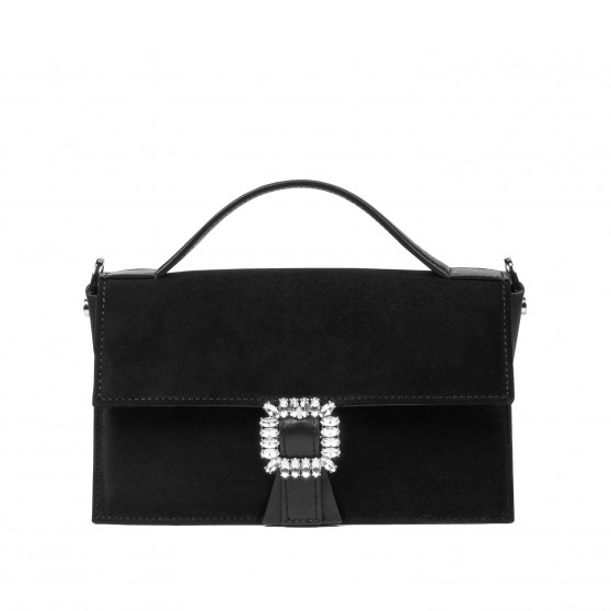 Damentasche Hand 039g 01 schwarz Velours Damentasche Hand 039g 01 schwarz Velours
