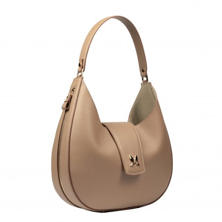 Damentasche Schultertasche 036g Cappuccino