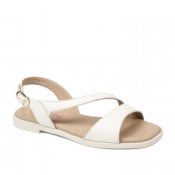 Damensandalen 5112 cremefarben