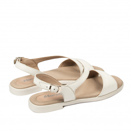 Damensandalen 5112 cremefarben