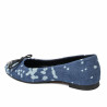 Damen Ballerinas 1309 Blue Jeans