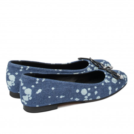 Damen Ballerinas 1309 Blue Jeans