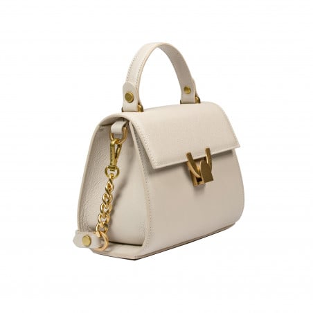 Damen-Schultertasche 032g panna