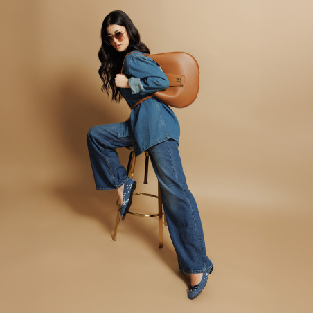 Damen Ballerinas 1309 Blue Jeans lifestyle