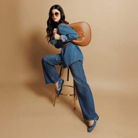 Damen Ballerinas 1309 Blue Jeans lifestyle