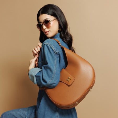 Damentasche zum Umhängen 036g camel lifestyle
