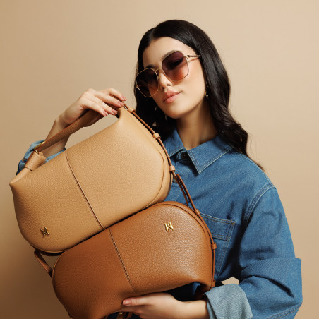 Damenhandtasche 038g Kamel lifestyle